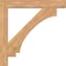 Ekena Millwork Imperial Block Smooth Bracket w/ Offset Brace, Western Red Cedar, 7 1/2"W x 48"D x 48"H BKT0806X48X48IMP05SWR - alternate 3